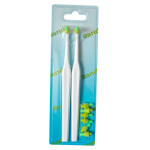 Набір монопучкових зубних щіток 2шт зі змінними насадками 8 шт, Білий